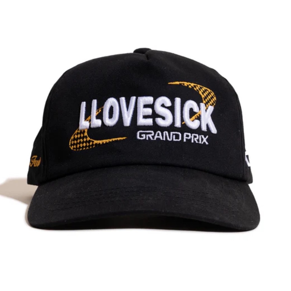 Authentic LLOVESICK Grand Prix Snapback Black Cap/Hat